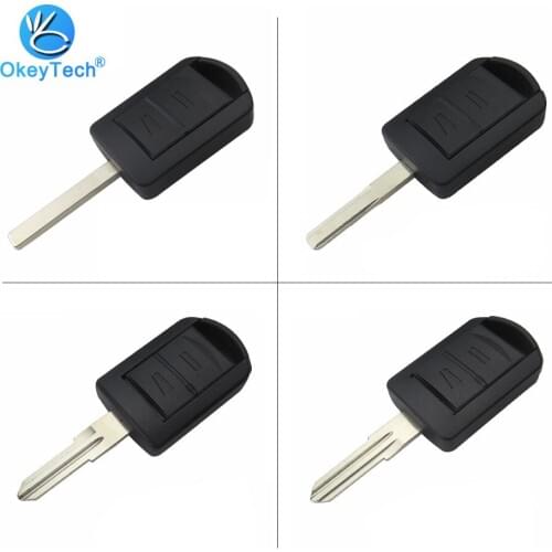 OkeyTech for OPEL Key Shell 2 Button Uncut Blank HU100/HU43/Left/Right Blade Battery Holder Remote Key Shell for Vauxhall Opel