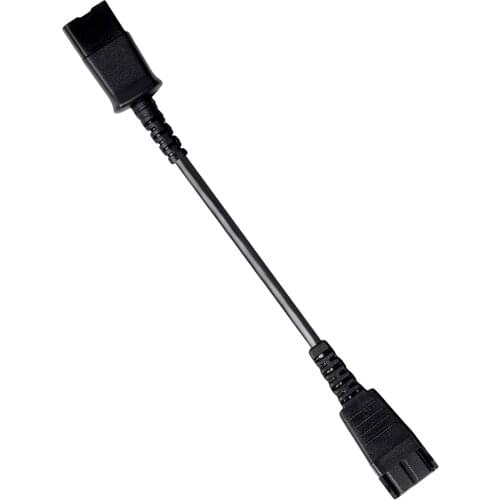 VoiceJoy Quick Disconnect Jumper - PLT QD Compatible Quick Disconnect to GN/Jabra QD Quick Disconner