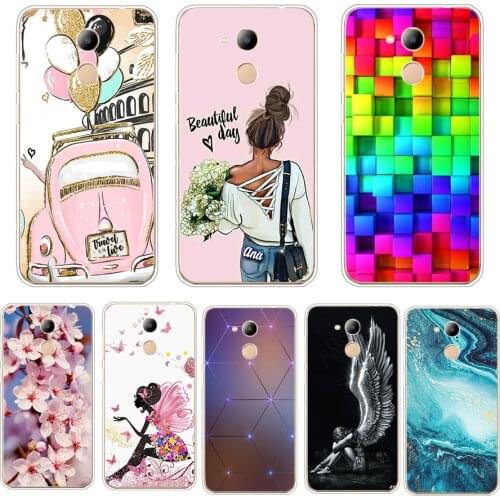Silicone Case For Huawei Honor 6C 6 C Pro Cover Cute Pattern Soft TPU Funda Case For Huawei Honor 6C Pro Silicon Case Coque