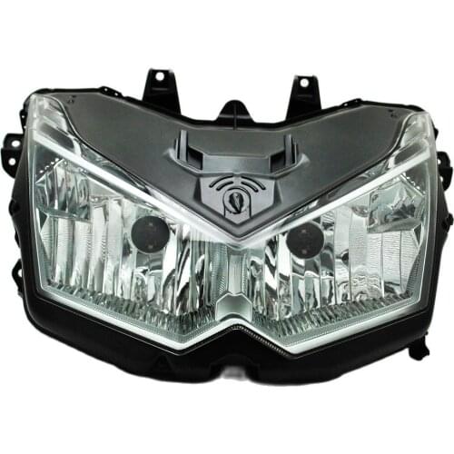 WHSC Motorcycle Headlight Assembly Lamp Light Bulb for Kawasaki Z1000 2010-2013