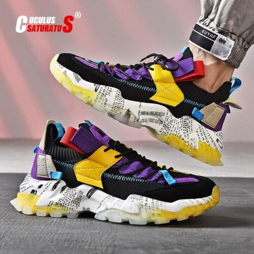 2021 Running Shoes for Men Antiskid Damping Cool Outsole Walking Trekking Leisure Summer Running Zapatills Sneakers