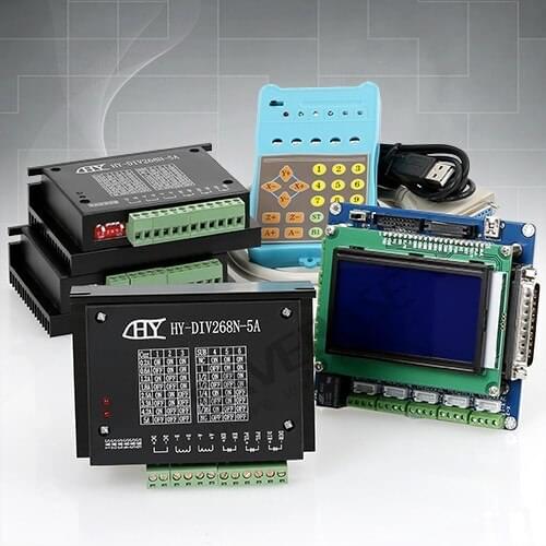 3 TB6600HG Stepper Motor Drivers For Nema17 / 23 / 34+ 5 Axis Breakout Board Kit