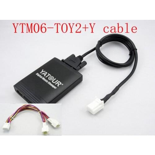 Yatour car MP3 player for Lexus Toyota 6+6PIN radios with Navigation System USB SD AUX Player