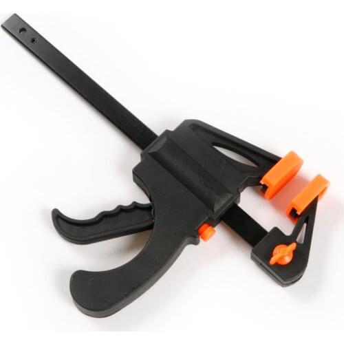 12" Quick Ratchet Release Speed Squeeze Wood Working Work Bar Clamp Clip Kit Spreader
