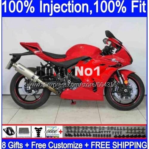 Injection OEM For SUZUKI GSXR1000 L7 L8 GSXR 1000 2017 2018 2019 116MC.28 GSXR-1000 K17 GSX-R1000 17 18 19 Fairing factory red