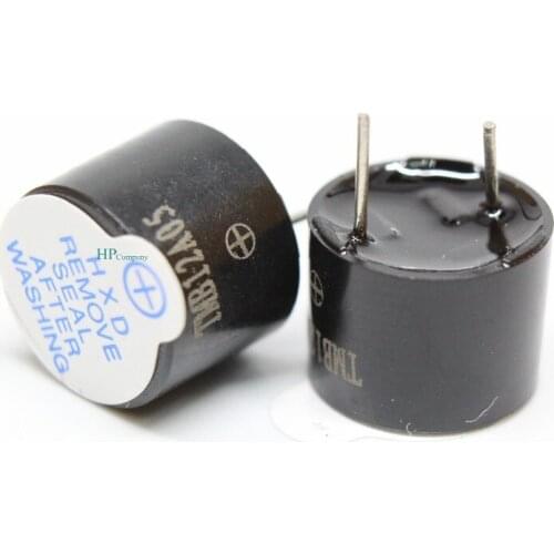 10PCS TMB12A05 Integrated Active buzzer sound 5VSOT plastic seal long Sound buzzer 12*9.5mm