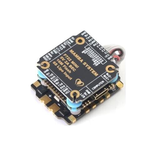 Diatone MAMBA F722 MINI Betaflight Flight Controller OSD 5V/2A & 30A 2-6S Blheli_32 Dshot1200 FPV Brushless ESC for RC Drone