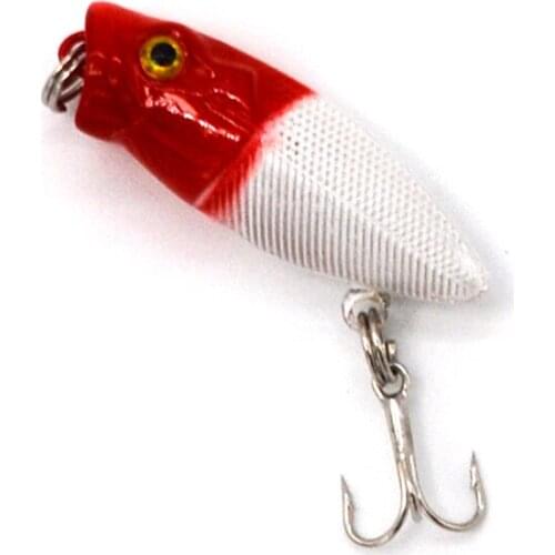 Best Seller 3.5cm 3g Artificial Bait Small Diving Popper Lures Fishing Hard Plastic Laser Fishing Lure Baits Wobbler 3D Fish Eye