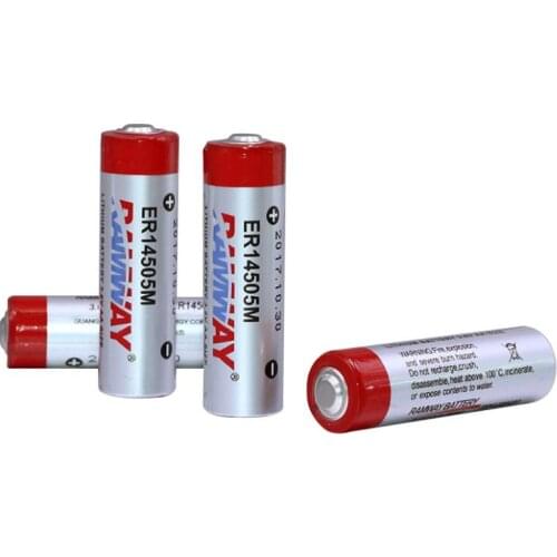 2PCS AA ER14505M 3.6V 2200MAH Lithium battery Batteries Li-SOCl2 (Power Type) 14*50.5 High discharge current