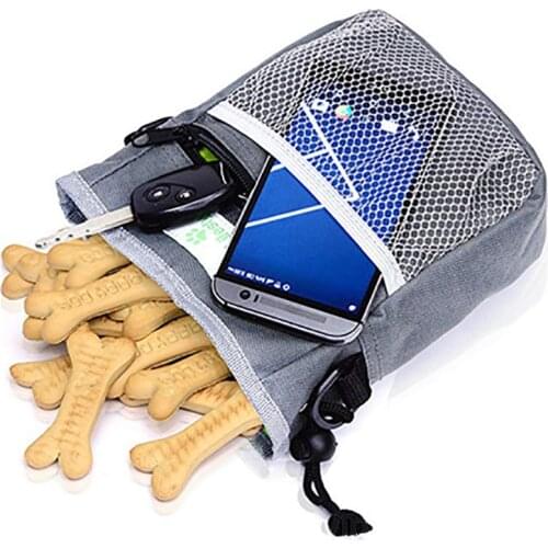 Multi-function Portable Dog Treat Bag Puppy Snack Reward Waist Bag Pet Outdoor Training Aid Puppy Treat Bag Dog Training Bag
