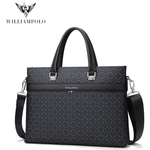 Mens Bag Fashion 2020 Laptop Bag 13'' Removable Strap Bag For Documents Mens Briefcase Handbags For Male FS203060