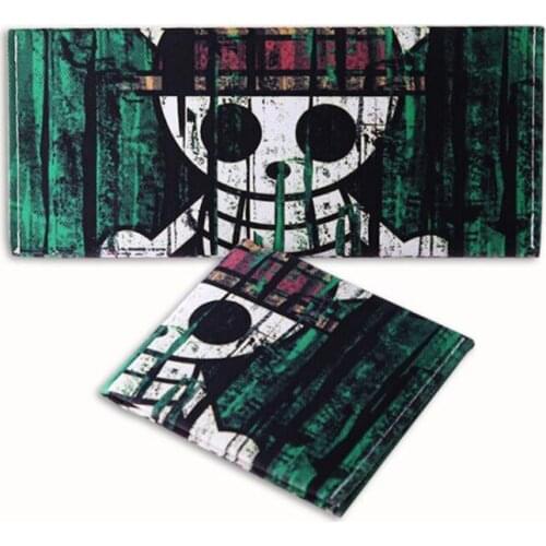 Anime Wallet Cartoon Men Money ID Card Short Canvas Wallet Pouch Purse