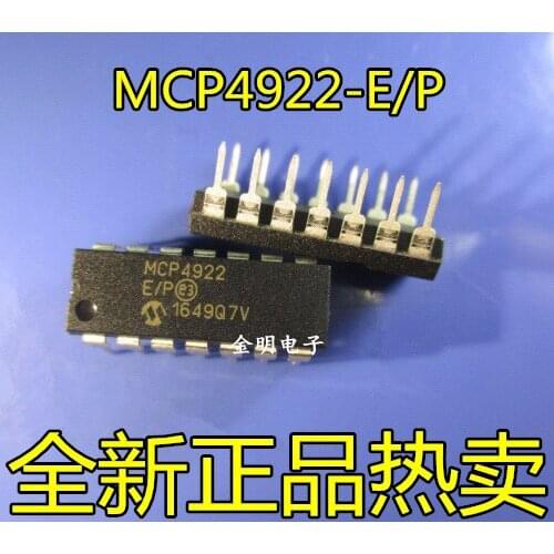 New&original MCP4922-E/p MCP4922 DIP14