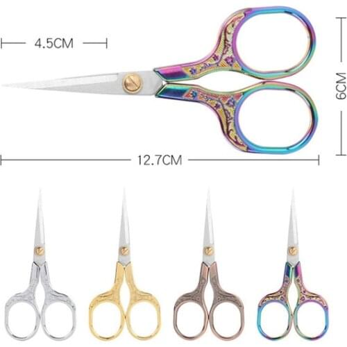 Stainless Steel Vintage Scissors Sewing Fabric Cutter Embroidery Scissors Tailor Scissor Thread Scissor Tools for Sewing Shears