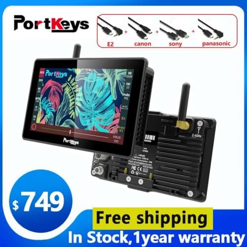 PortKeys BM5 III WR Monitor 2200Nit SDI/HDMI Kamera Bezprzewodowa Sterowanie Dla Czerwonego KOMODO/BMPCC 4K/6K /Sony/Canon
