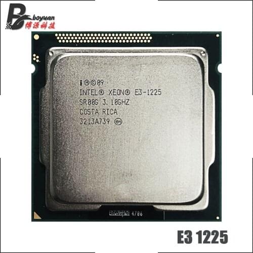 Intel Xeon E3-1225 E3 1225 3.1 GHz Quad-Core CPU Processor 6M 95W LGA 1155