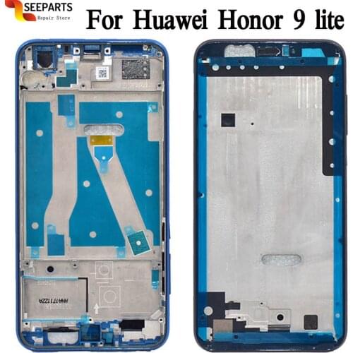 Blue/Black/Grey For Huawei Honor 9 lite Housing Middle Frame Bezel Middle Plate Cover replacement parts For Huawei Honor 9 lite