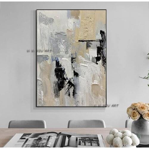 Modern Abstract Wall Painting Designs Handmade Oil Painting On Canvas Hanging Picture For Living Room Bedroom Entrance