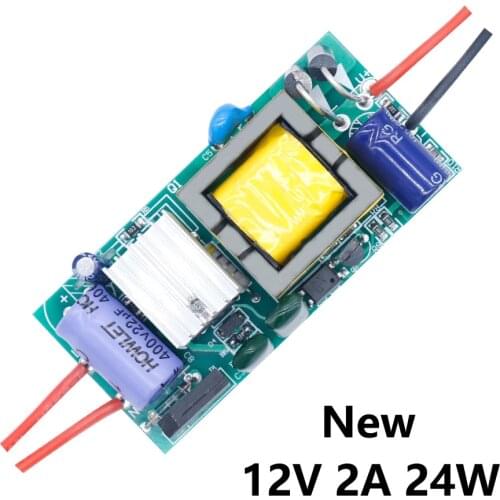 LED Driver 220V to 12V 24V Lights 6W 12W 24W 36W 60W 84W 100W 120W For LED Power Supply 12V Light Transformers For CPU FAN