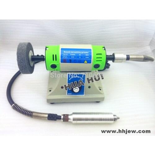 220V Bencher Versatility Buffer Polisher Grinder Buffing Jewelry Foredom Polishing Machine For Jade jewelry
