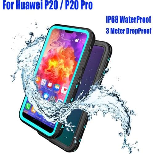 IP68 Waterproof Case For Huawei P20 / P20 Pro Original RedPepper shellbox Series Diving Underwater PC + TPU Armor Cover