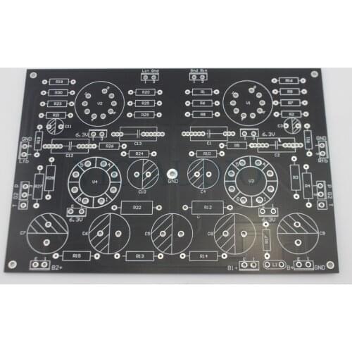 DIY Projects Audio Single-ended Amplifiers Double Track 185*125*2mm PCB Board 1Piece Free Shipping
