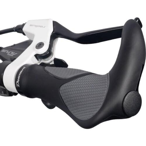 1 Pair Lockable Cycling Grips Bicycle Handlebar Bike Grips Bicycle Handle Bar End Plugs MTB TPR Rubber Parts Bike Accessories