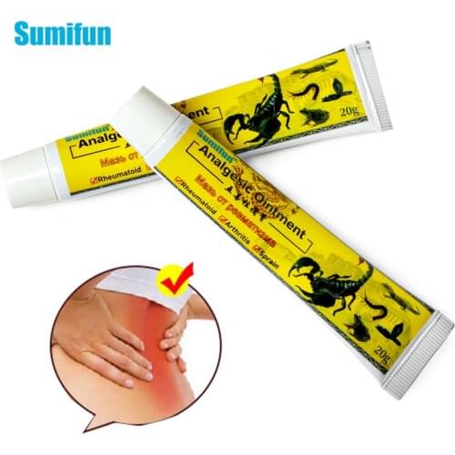 1pcs Scorpion Analgesic Ointment Muscle Sprain Pain Ointment Neuralgia Acid Stasis Rheumatism Arthritis Joint Pain Cream P1137