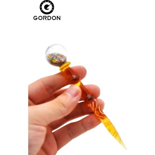 GORDON 5.3 Inch Glass Wax Dab Tool Carb Cap Dabber Accessories for Glass Banger Smoking Water Pipe