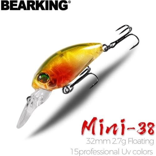 Bearking good action fishing lures minnow quality professional baits 3.2cm 2.7g hot model crankbaits penceil bait popper