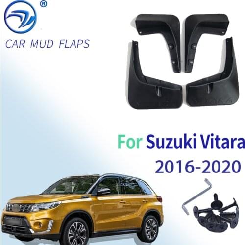 Mudflaps Splash Guards Car Mud Flaps For Suzuki Vitara / Edcudo Mudguards Fender 2016 2017 2018 2019 Front & Rear Protector
