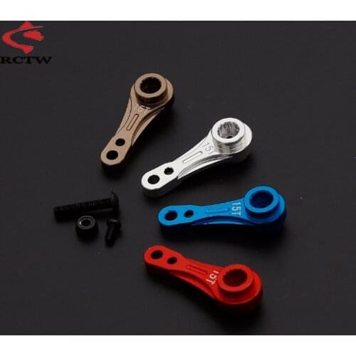 CNC Metal Servo 15T/17T Arm with Two Sides for 1/5 Losi 5ive-t Rofun Rovan LT King Motor X2 Rc Car Toys Parts