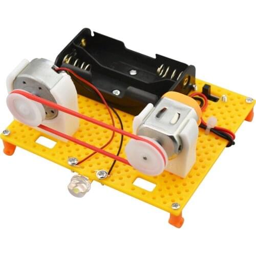 DIY Physics Science Experiment Motor Generator Creative Electric Toy Handmade Assemble Toys for Children