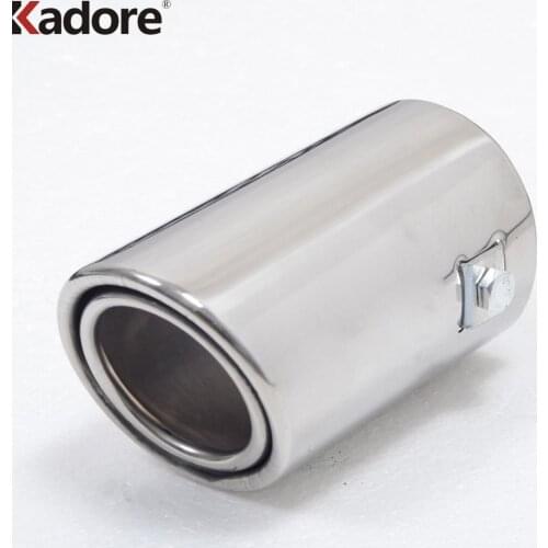 For Suzuki Alto 2009 2010 2011 2012 Stainless Steel Exhaust Muffler Trim Tip Car Tail Bottom Mufflers Silencer Car Accessories