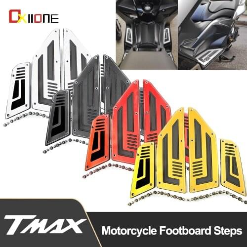 For Yamaha TMAX 530 560 Motorcycle Footboard Steps Motorbike Foot TMAX530 2012-2019 TMAX560 2017 2018 2019 2020 Accessories