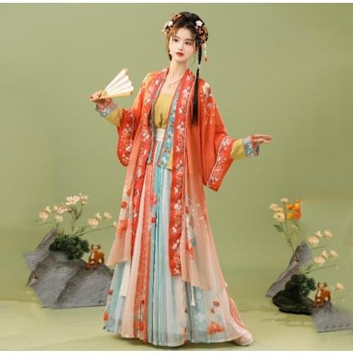 Hanfu Women Large Chinese Traditional Dress Dance Fairy Costume Cosplay Female Tang Dynasty Princess Performance Clothes 30832