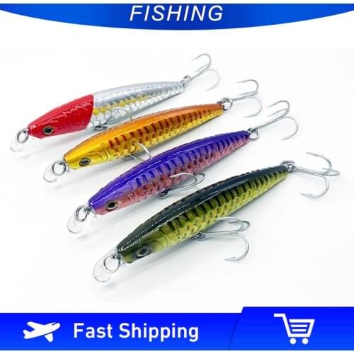 ILure 90mm/10g High quality Fishing Lure Minnow 3D Scale Plastic 0-1M Hard Bait VMC Hook Fishing Tackle