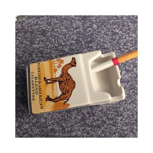 Camel Ceramic Cigarette Case Ashtray Home Mens Gadget Smoking Accessories Cute trendy retro personality Best europe Gift
