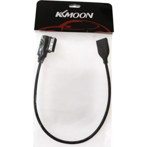 KKmoon Music Interface AMI MMI to USB Cable Adapter for Audi A3 A4 A5 A6 A8 Q5 Q7 Q8