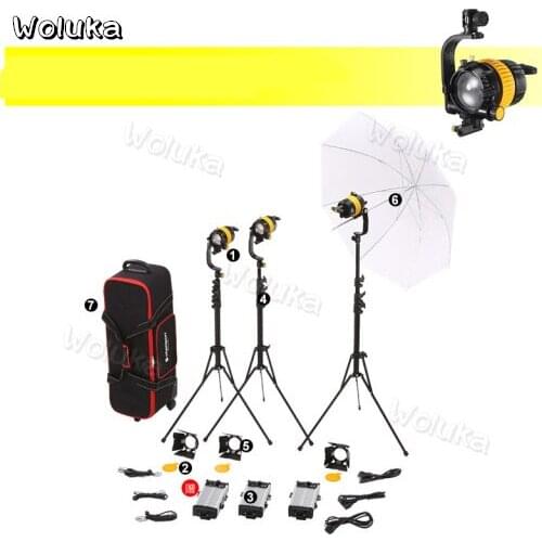 LED fc-500a photography Kit Film Spotlight dimming camera photography double color temperature portable three-lamp set CD50 T01