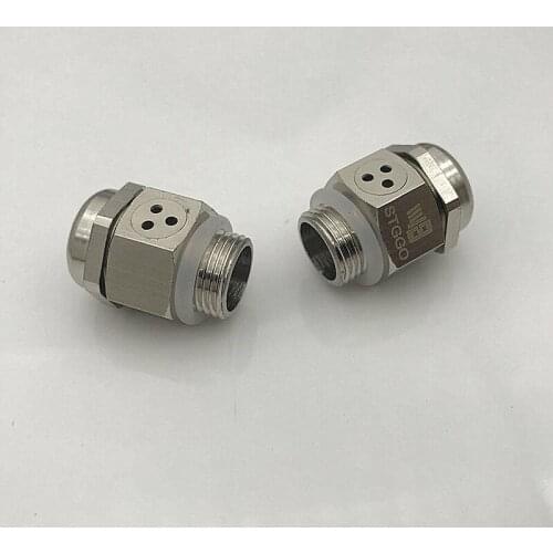 IP68 Stggo M12x1.0 metal ventilation cable gland with vent Breather PLUG for Remote Controls for Heavy Equipments