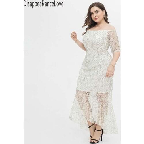 Fashion Womens Black Lace A-Line Dress O Neck Half Sleeves Elegant Ball Slim Dresses Party Vintage Vestidos