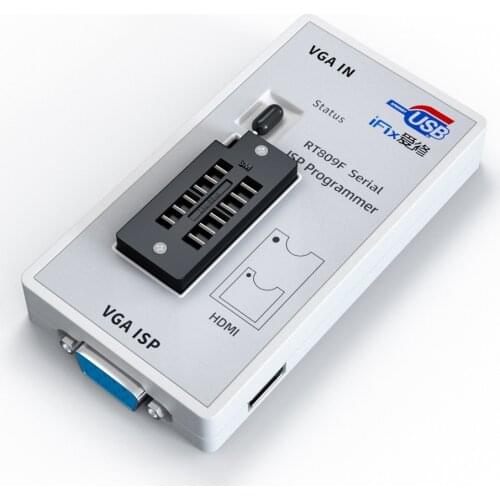 New RT809F Motherboard LCD High-speed USB Programmer BIOS Burner Smart Read-Write Program