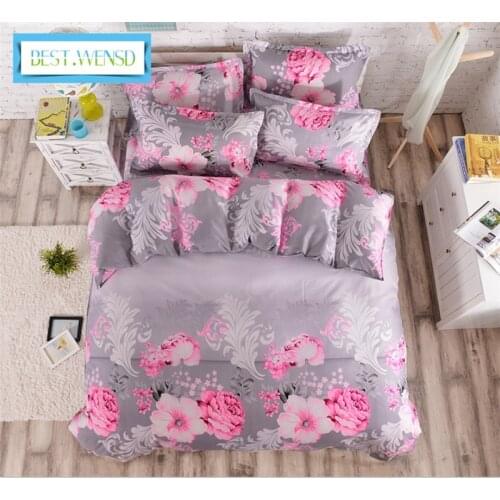 Bed Linen Jacquard Bedclothes Duvet Cover+Bedsheet+Pillowcases King Single Housse De Couette Adulte Wedding Decoration Bedding