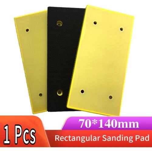 Rectangular Sanding Pad 70*140mm Hook and Loop Sander Backing Pad Abrasive Power Tools Accessories