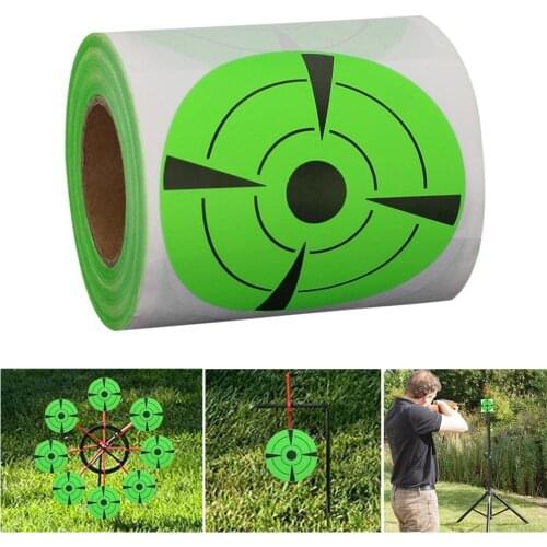 Shooting Target Adhesive Supplies Hunting Outdoor 7.5 cm Training Air Rifle Shooting Practice Splatter Reactive Stickers