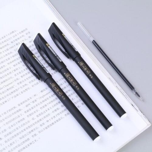Test Gel Pen 0.5m Learning Stationery Office Signature Gel Pen New Black Student Test Special Water-based Pen Student Prizes