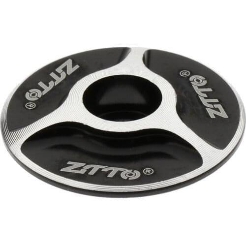 Headset Top Cap Cover Aluminum Threadless Road MTB Bike Stem Accessories,with Top Cap 1-1/8'' for Bicycle Bike Cycle