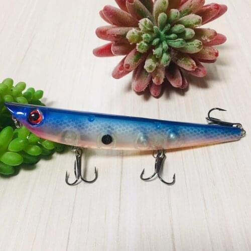 Fangbait popkey 120 topwater wobbler 12cm 17g Popper Fishing Lures Fishing Tackle walk dog Pencil Popper for Saltwater