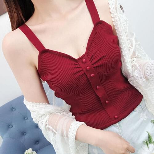 Women Corset Tops Camisole Womens Short Tube Top High Waist Knitted Sleeveless Top Tank Camis Crop Top For Women